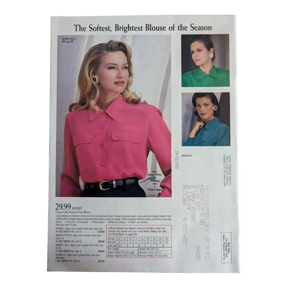 Vintage Sears Catalog The Season's Best Classics Spring 1993